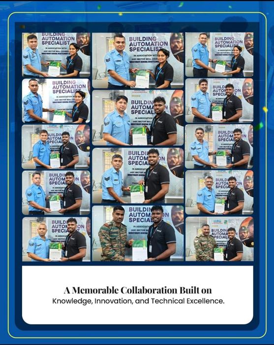 Building Automation Specialist certificate presentations — a memorable collaboration