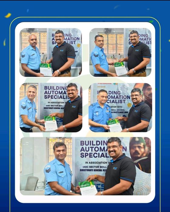 Building Automation Specialist batch certificate ceremony